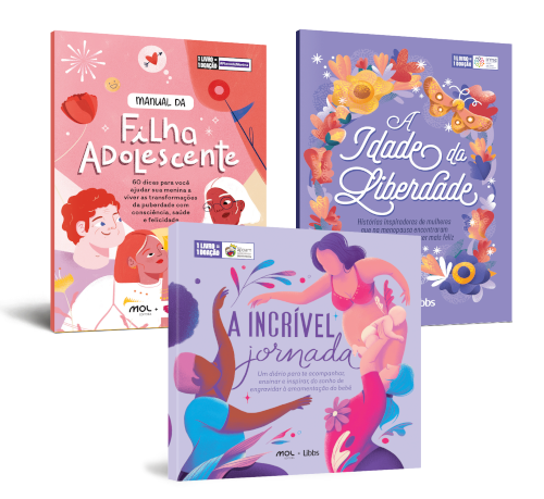 Três livros informativos para acompanhar mulheres, da adolescência à menopausa!